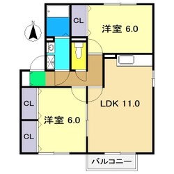 グランボナール Ⅰの物件間取画像